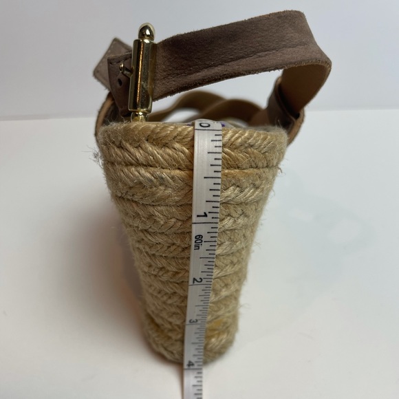 Marc by Marc Jacobs Suede Taupe Espadrille Wedges - Picture 12 of 12